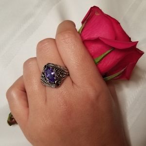 NEW Purple Lab Created Diamond in STS